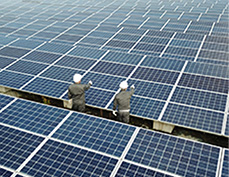 太陽光パネルの点検